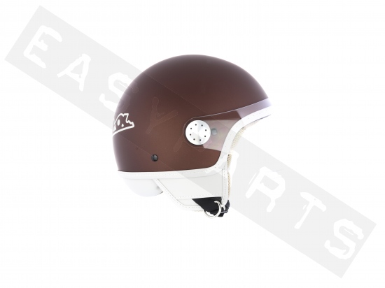 Piaggio Helmet Demi Jet VESPA Visor 3.0 50th Anniversary marrón 139/A